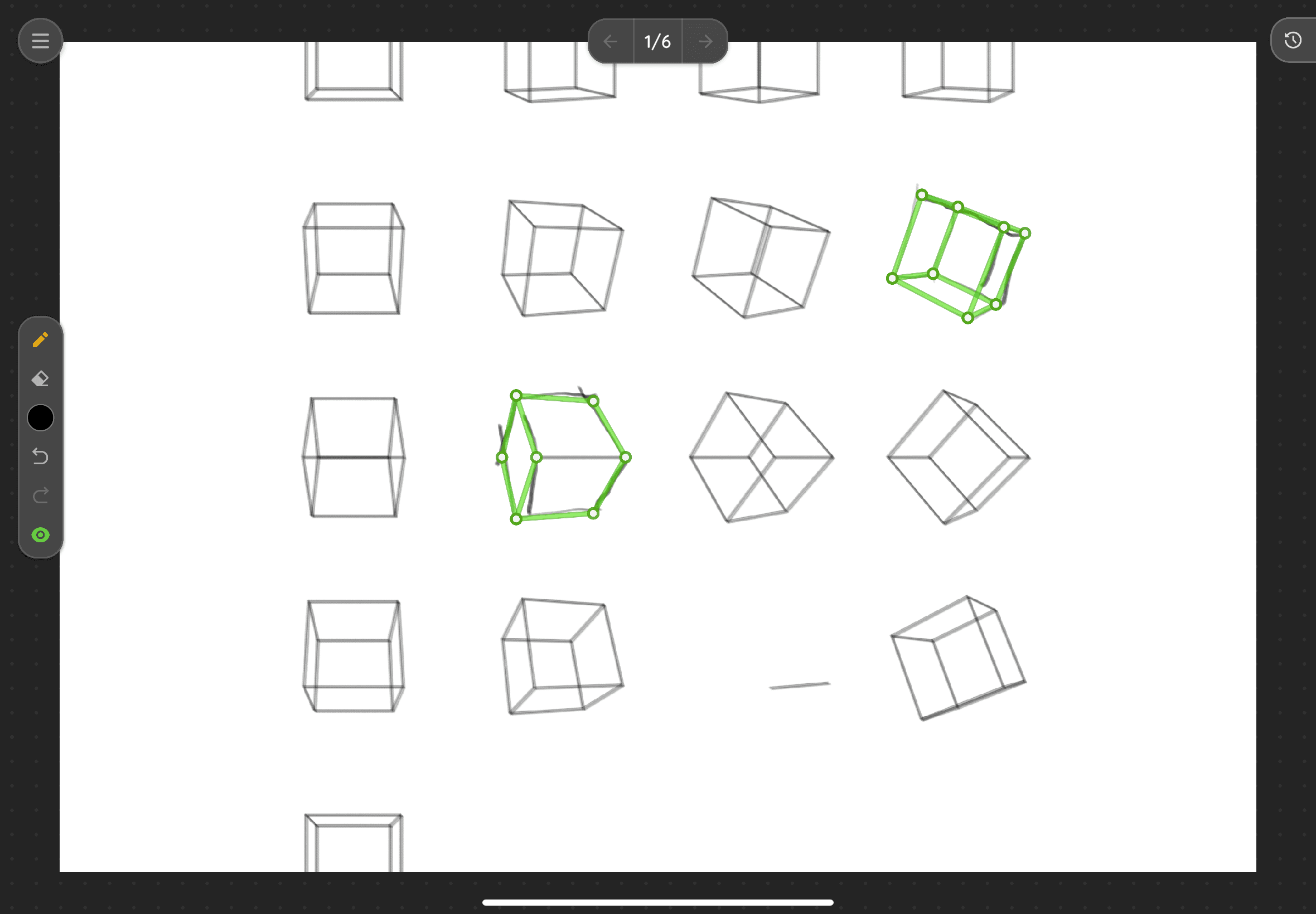 Drawmor cube rotation practice exercise